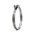 Tridon | Schnellverschluss-Schlauchschelle mit Schneckengetriebe | 9 mm breit | Flachkopf | W2-Band aus 430er Edelstahl