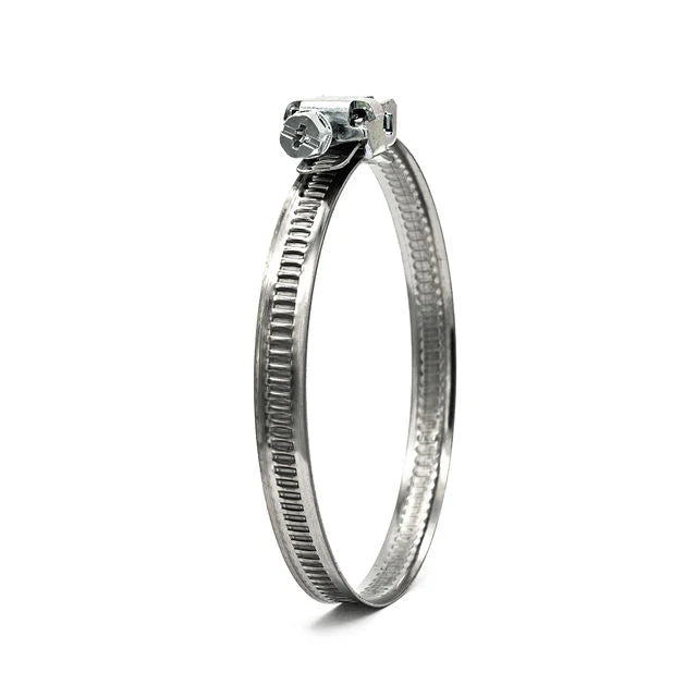 Tridon | Schnellverschluss-Schlauchschelle mit Schneckengetriebe | 9 mm breit | Flachkopf | W2-Band aus 430er Edelstahl